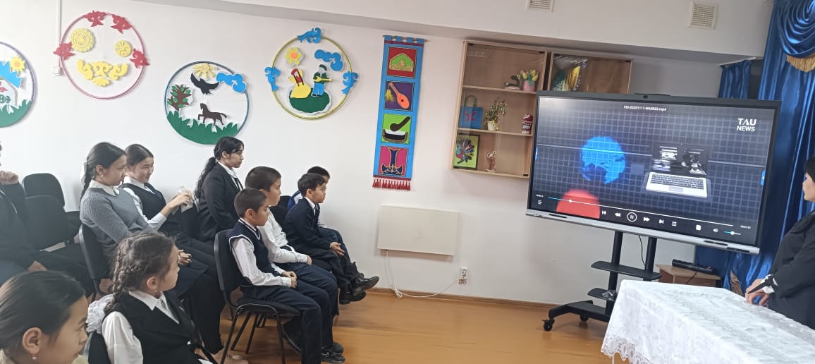 "Жаңаауыл негізгі орта мектебі" КММ-де  оқушыларға діни экстремизм туралы видео көрсетіліп,  түсіндірме жұмыстары жүргізілді.